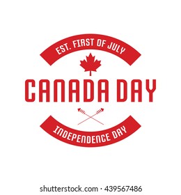 Happy Canada Day poster template