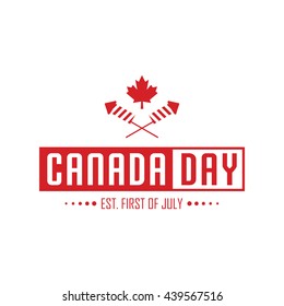 Happy Canada Day poster template