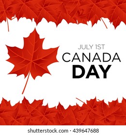 Happy Canada Day Poster Template