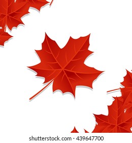 Happy Canada Day poster template