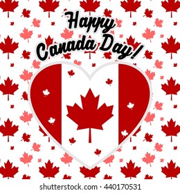 Happy Canada Day Poster Template