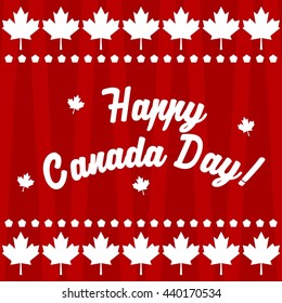 Happy Canada Day Poster Template