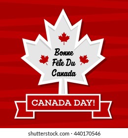 Happy Canada Day poster template
