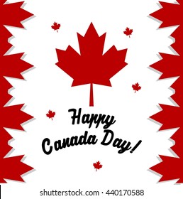 Happy Canada Day Poster Template