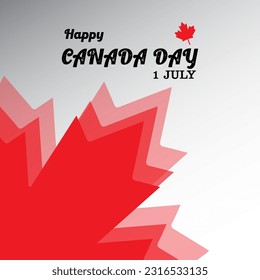 happy canada day vector background. independence day concepts.