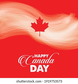 Happy canada day vector design