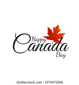 Happy Canada day , Vector Illustation.