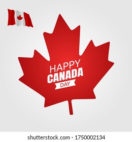 Happy Canada Day Vector Illustration