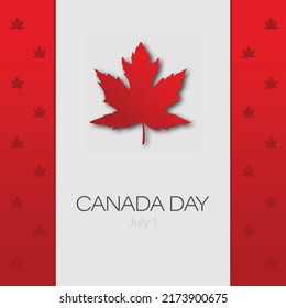 Feliz día de Canadá, Vector Illustration.