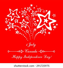 Happy Canada Day. Vector Illustration