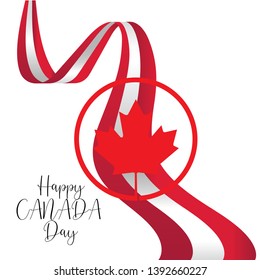 Happy canada day vector template - Vector