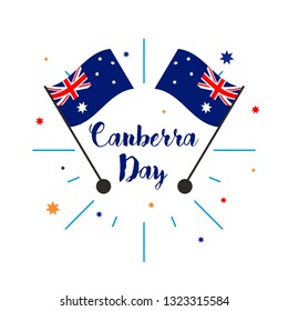 Happy Canberra Day Illustration