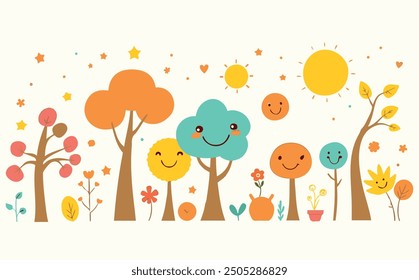 A Happy Canopy cartoon image Vectors