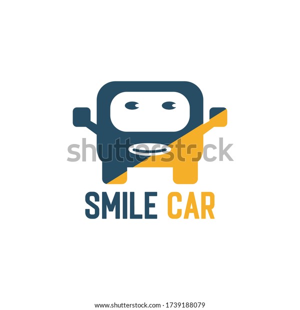 Happy Car Logo Design\
Vector