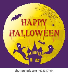 Happy halloween?greeting card
