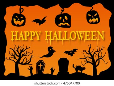 Happy halloween?greeting card