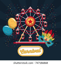 Happy carnival design