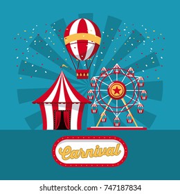 Happy carnival design