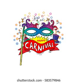 Happy Carnival Festive Concept 