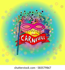 Happy Carnival Festive Concept 