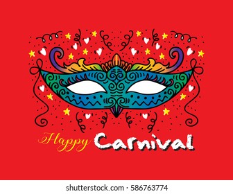 Happy Carnival Festive Concept	