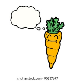 happy carrot cartoon