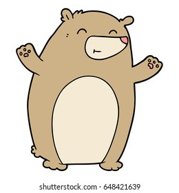 Happy Cartoon Bär