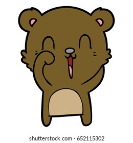 Happy Cartoon Bär