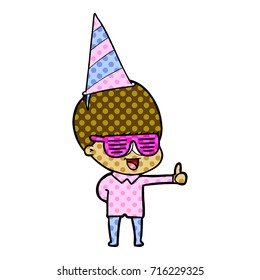 Happy Cartoon Junge
