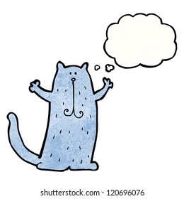 gatito de caricatura feliz