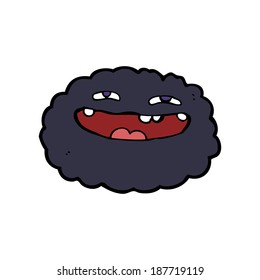 happy cartoon cloud