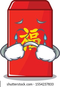 happy cartoon in the crying red envelope