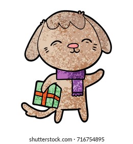 Happy Cartoon Hund