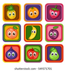 Happy Cartoon Fruit Game Set