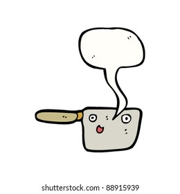 happy cartoon kitchen pan