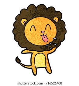 Happy Cartoon Löwe