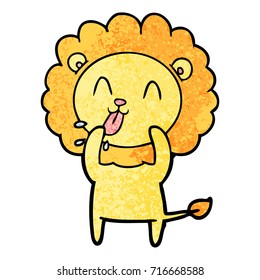Happy Cartoon Löwe