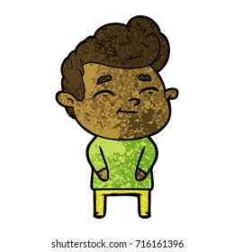 caricaturista feliz