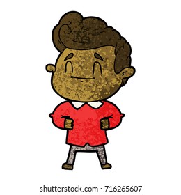 Happy Cartoon Mann