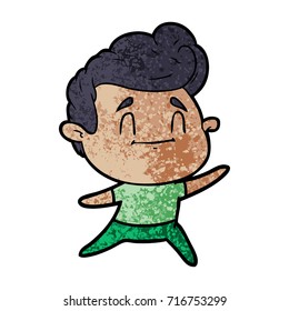 caricaturista feliz
