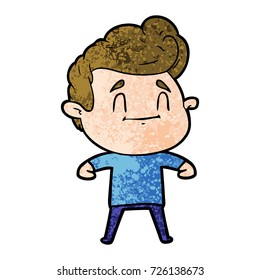 caricaturista feliz