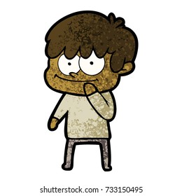 Happy Cartoon Mann
