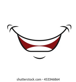 happy cartoon mount icon, vector illustation character