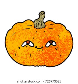 calabaza de dibujos animados felices