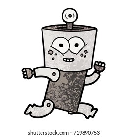 Happy Cartoon Roboter