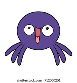 Happy Cartoon Spinne