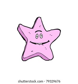 happy cartoon star