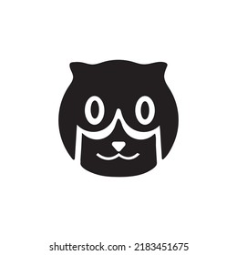 Happy Kat-Tier-Vektorlogo 
