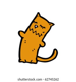 happy cat cartoon