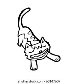 Happy Cat Cartoon